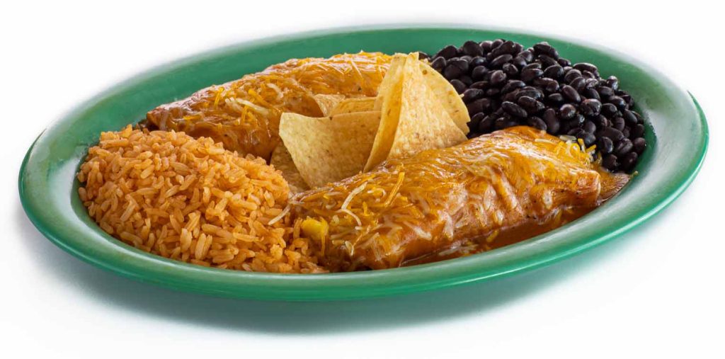 Two Enchiladas Platter